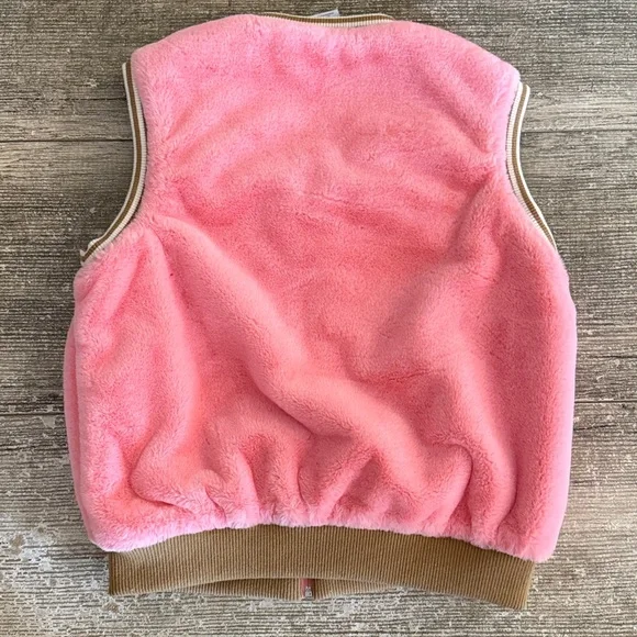 NWOT Adidas Heritage trefoil pink and green vest with deep purple lining - Picture 7 of 7